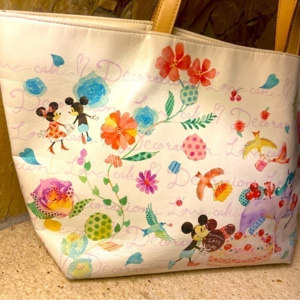Disney Samantha Thavasa vintage tote purse  - Mickey and Minnie with Unicorn - Picture 13 of 16